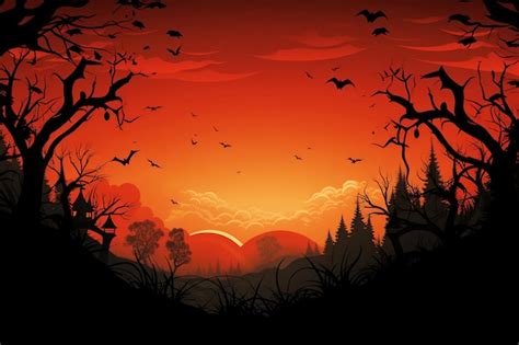 Premium AI Image | Halloween Background Banner