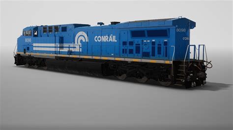 Norfolk Southern Heritage Unit 8098 In Conrail Livery Now Version 2