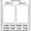 Ough and Augh Spelling Words Worksheet - EnglishBix