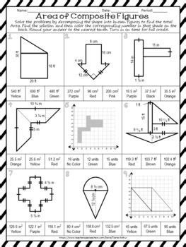 Area Of Composite Figures Pdf