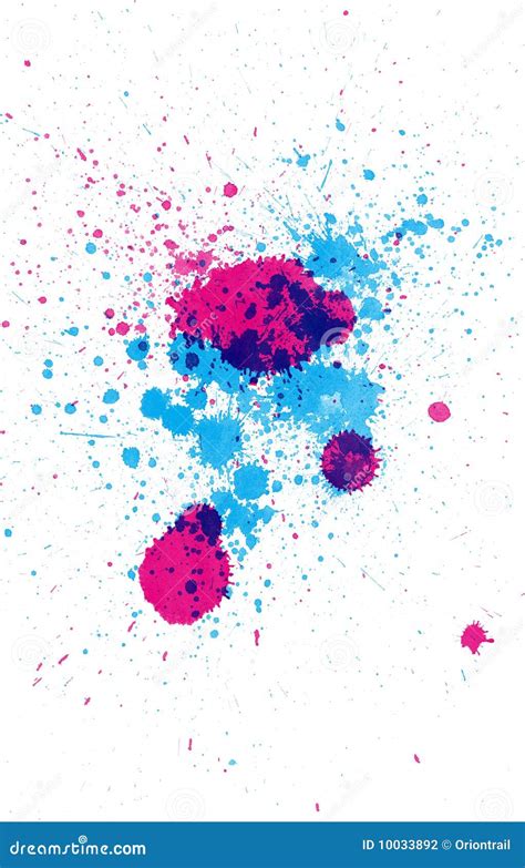 Colorful ink stains stock illustration. Illustration of cyan - 10033892