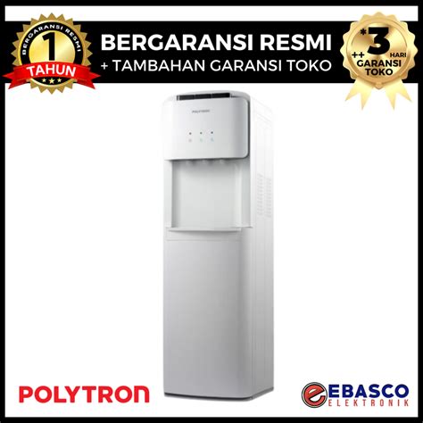 Jual POLYTRON Dispenser PWC 600 Galon Bawah Dengan 3 Tombol Kran