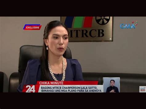 New Mtrcb Chairwoman Lala Sotto Lays Out Plans For The Agency Gma Entertainment