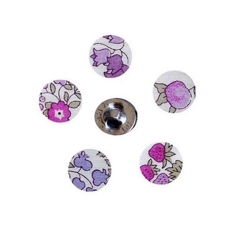 Boutons X 5 Liberty Nancy Ann Violet Taille Au Choix Boutons Par