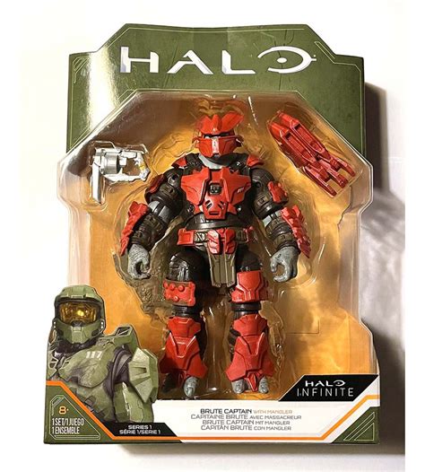 Halo Infinite Series 1 Brute Captain Action Figure Visiontoys