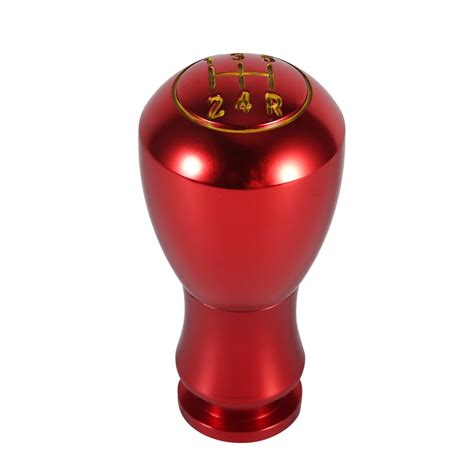 Universal 5 Speed Car Auto Manual Automatic Interior Gear Stick Shifter Lever Knob Red