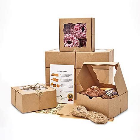 Kraft Bakery Boxes Kraft Paper Bakery Boxes Boxesgen