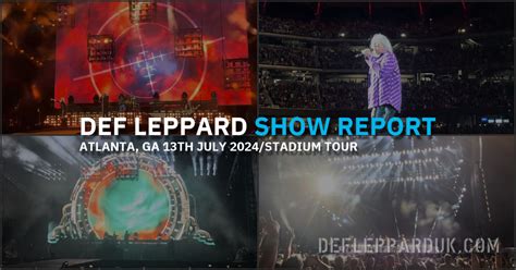 DEF LEPPARD Summer Stadium Tour 2024 In ATLANTA GA Show Report Setlist