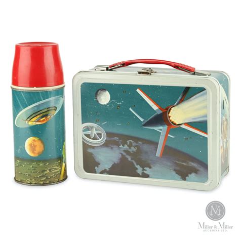 Buccaneer Tin Litho Dome Top Lunch Box Thermos Sep 11 2021 Miller