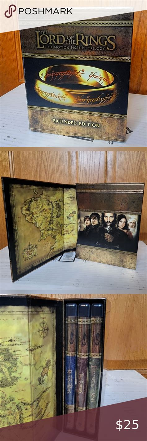 Lotr Trilogy Dvd Box Set Extended Edition Lord Of The Rings Lotr