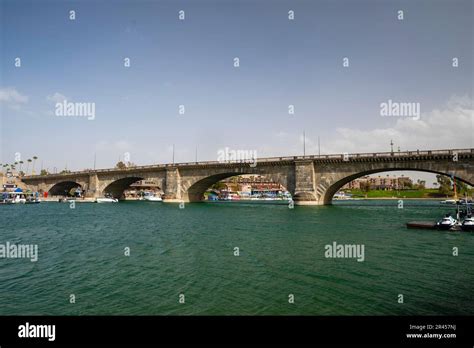 Photograph Of London Bridge Lake Havasu City Arizona Usa Stock Photo