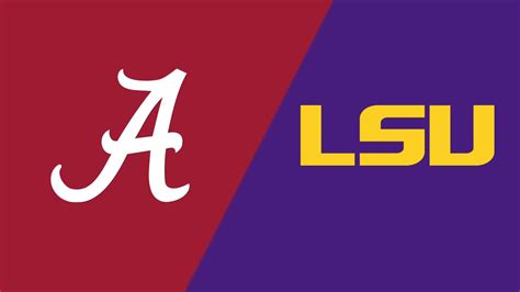 Cfb Lsu Vs Alabama 11 9 24 Stream The Game Live Watch Espn