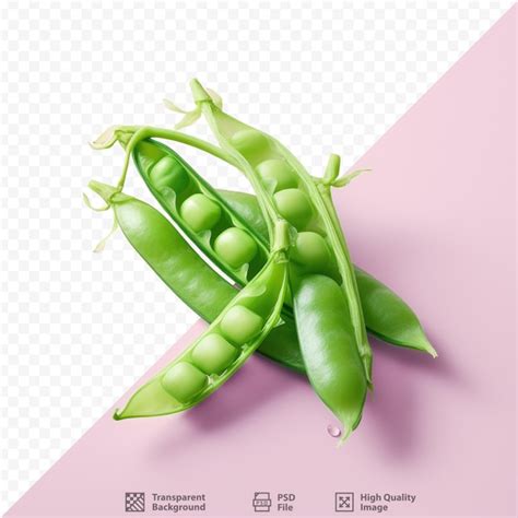 Premium PSD A Picture Of A Green Pea On A Transparent Background