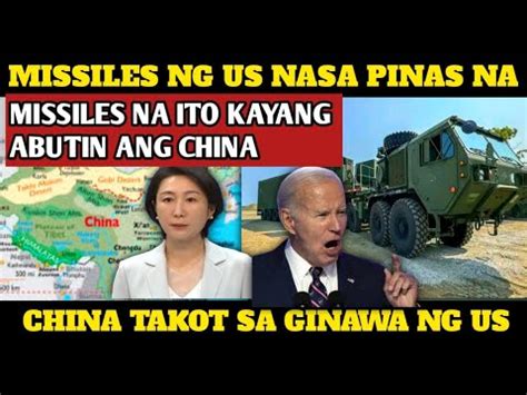 Missiles Ng Us Nasa Pilipinas China Nababahala Sa Missiles Na Ito