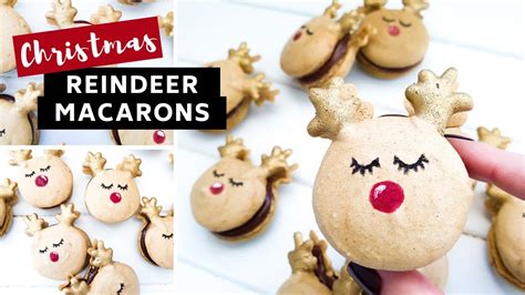 How To Make Reindeer Macarons What The Bake Youtube