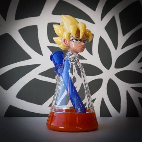 Saiyan Glass Goku Tube Bliss Glass Gallery