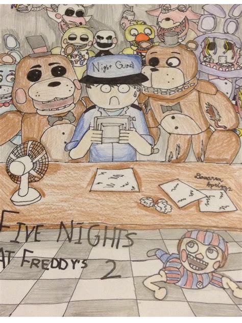 Fnaf 2 Art By Shadicgamer On Deviantart