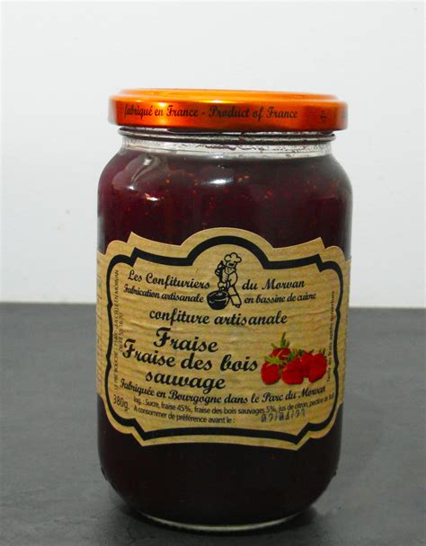 Confiture Fraise Fraise Des Bois Sauvage Origine France Simond