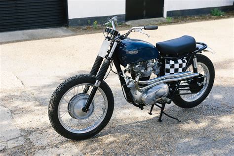 A Triumph TR6 Trophy Desert Sled