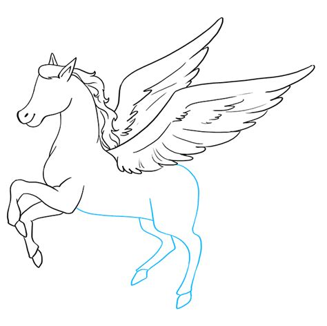 Pegasus Drawing Outline - Ivory Pirate