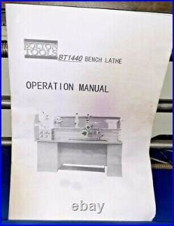 Bolton Tools Bt Bench Lathe With Misc Attachments