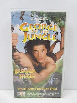 George Of The Jungle Vhs Tape Brendan Fraser Vintage Video Movie