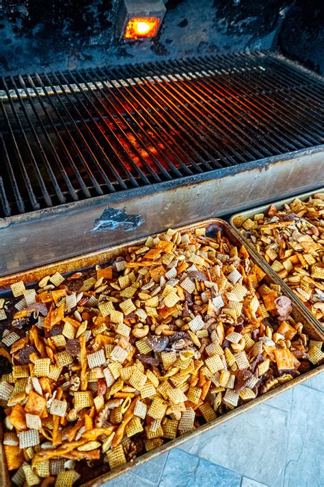 Smoked Chex Mix Big Batch Recipe Urban Cowgirl