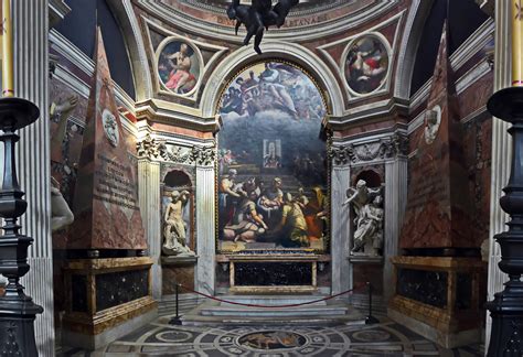 Capilla Funeraria De Agostino Chigi En Santa Maria Del Popolo Un