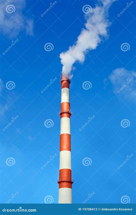 Environmental Pollution from Heavy Industry Stock Photo - Image of flue, blue: 19708412