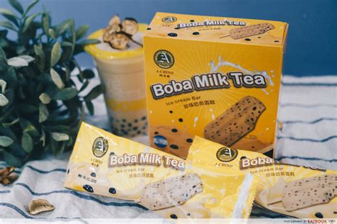 Boba Milk Tea Ice-Cream With Real Pearls Are Now Available In Singapore ...