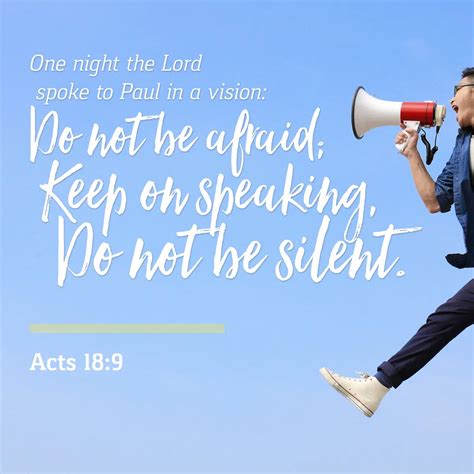 Acts 18 9 Daily Verse KCIS 630