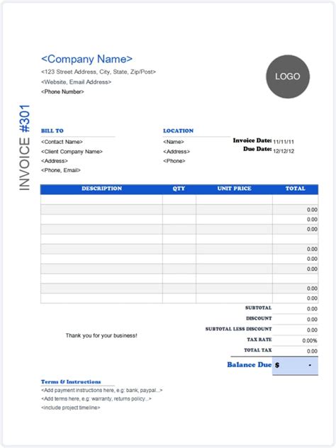 Free Medical Records Invoice Templates