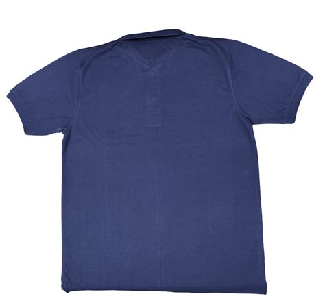 Unisex Cotton Navy Blue Polo Shirt Solid At Rs 375 Piece In Ranchi