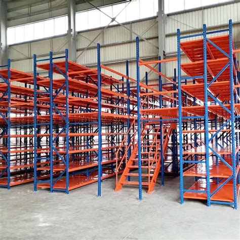 Heavy Duty Metal Warehouse Storage Racking Mezzanine Shelving System