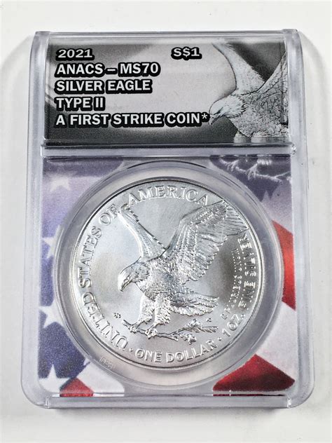 Ms First Strike Type American Silver Eagle Graded By