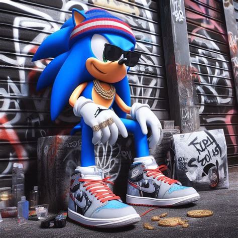 Sonic Gangster Wallpaper In Swag Cartoon Dope Cartoon Art Art