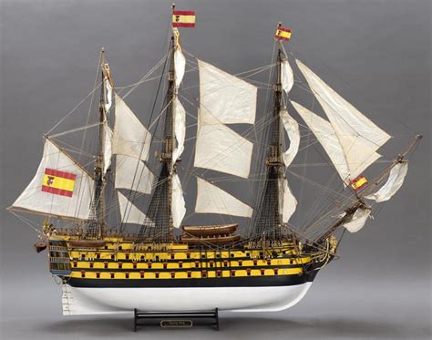 Santa Ana Model Ship Trafalgar 1805 Model Building Kit At 184 Scale