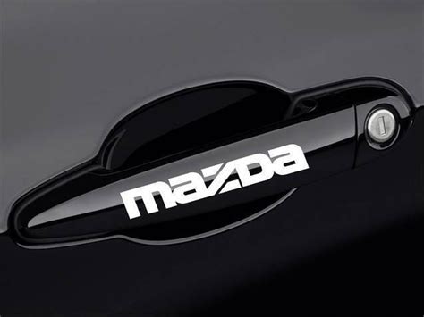 Mazda 3 5 6 Cx7 Rx7 Rx8 Miata Door Handle Decal Sticker Emblem Logo