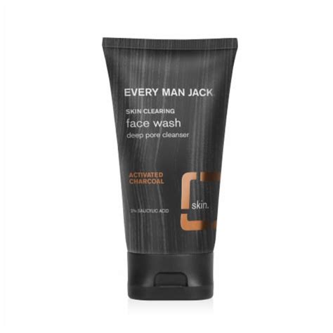 Every Man Jack Activated Charcoal Face Scrub Fl Oz Kroger