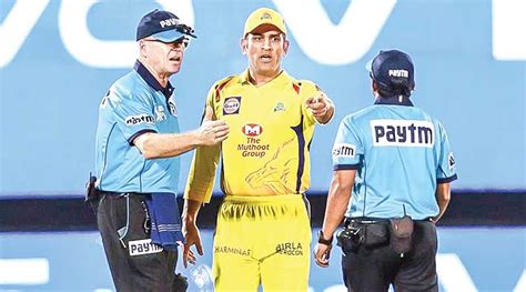 Ms Dhoni Fined Fifty Percent Of Match Fee For Inappropriate Behaviour