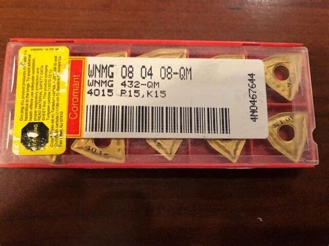 Sandvik Wnmg Qm Grade Box Of Pcs Ebay