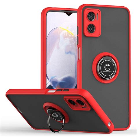 Funda Con Anillo Para Motorola E22 E22i Funda Protectora Completa Para