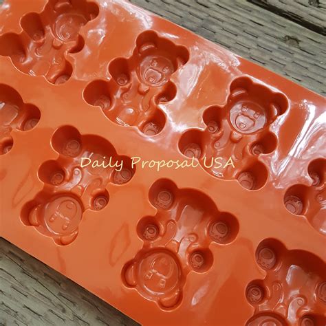 Cavity Teddy Bear Silicone Mold Bakeware Baking Cake Etsy