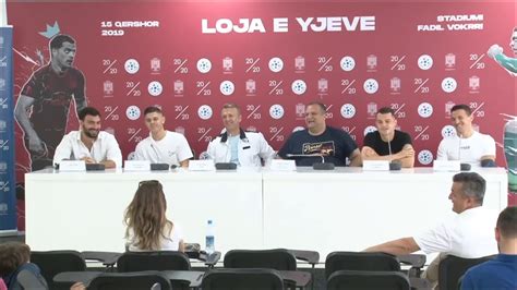 Drejtp Rdrejt Nga Konferenca Para Ndeshjes Xhaka Rashica Youtube