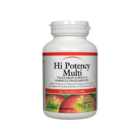 Hi Potency Multi Vegetarian Formula Fleur Sauvage Aliments Naturels