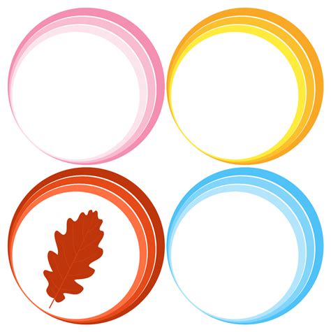 Vier Jahreszeiten-Symbole | Public Domain Vektoren