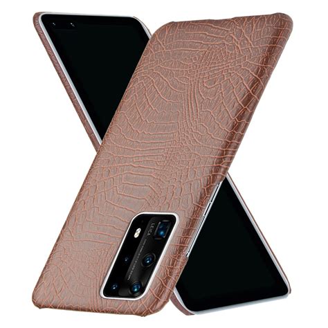 For Huawei P40 Pro P40 Pro Plus Shockproof Crocodile Texture PC PU