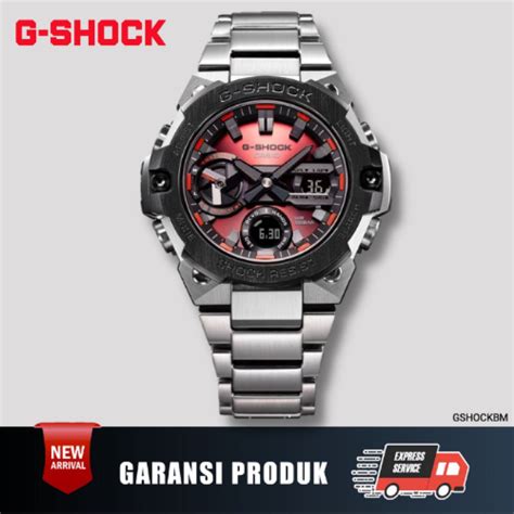 Jual Jam Tangan Pria Gshock Casio Gst B Ad A Shopee Indonesia