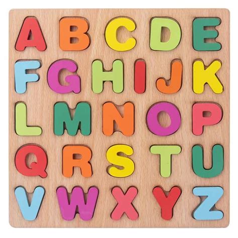 Alphabet Puzzle Wooden Kid Toy ABC | Shop Today. Get it Tomorrow ...