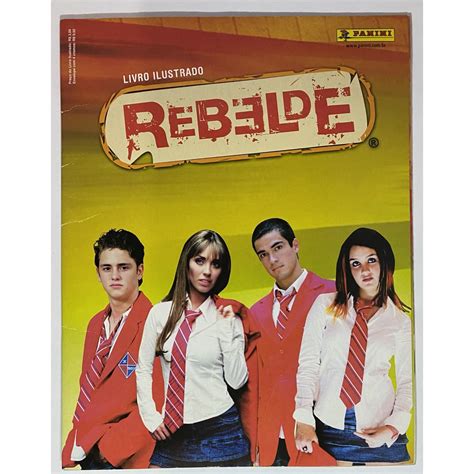 Álbum de Figurinhas Rebelde Completo Pôster RBD Panini Shopee Brasil